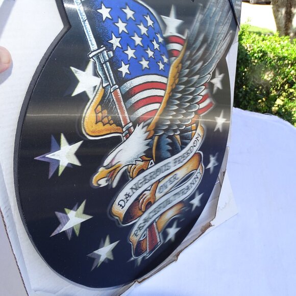 3D Lenticular Wall Plaque Dangerous Freedom Over Peaceful Tyranny - Picture 4 of 6